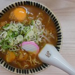 うどんのいなや - カレー中華+ねぎ、たまご