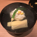 日本料理 晴山 - 松葉蟹のしんじょうのお椀