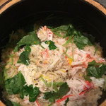 日本料理 晴山 - 蟹ご飯