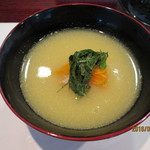 割烹 新多久 - トウモロコシのすり流し