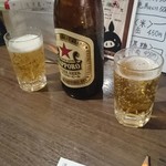 やきとん酒場あおば - 赤星！