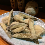 小明庵 - 里芋とゴボウの唐揚げ