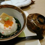 彩懐石 わらび高砂 - あおさのり御飯