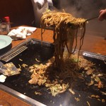 あたりや - 焼きそば完成