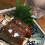 うけもち - 泡盛といか肝漬け。