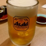 回転寿司 鮮 - 生ビール