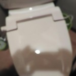 麺屋 はなぶさ - 奥に超狭い洋式