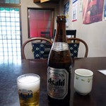 めし処　ひとりむすめ - 瓶ビール中瓶。500円也。