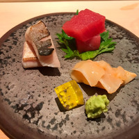 鮨 千陽 - 刺身盛り合わせ