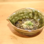 平和寿司 - 穴子の子のれそれ、生姜