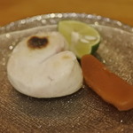 平和寿司 - 白子と自家製カラスミ