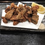 Hakatamotsunabekushiyakichikappa - ホルモン揚げ(牛フク、赤せん)　６００円