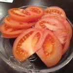 あそ処のたこ焼き - トマトスライス