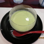 割烹 新多久 - 枝豆の冷し茶碗蒸し