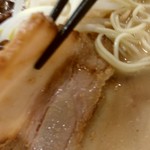 八番山ばりきや - 【2017.2.18(土)】ばりきめん(並盛・100g)670円のチャーシュー