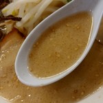 八番山ばりきや - 【2017.2.18(土)】ばりきめん(並盛・100g)670円のスープ