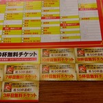 八番山ばりきや - 【2017.2.18(土)】ラーメン10杯無料チケット