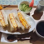 ヴィア ラッティア - 玉子サンドセット580円（卵4個使用）