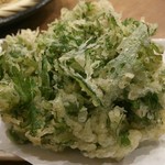 蕎麦酒場 ゑびや - 春菊天 100円