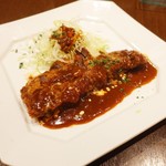 炭々 - 鹿肉のカツレツ　1000円