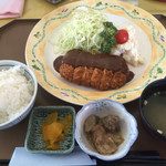 日の隈カンツリークラブ - 味噌カツ膳＝差額３００円