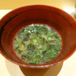 鮨 さいとう - 味噌汁