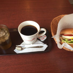 モスバーガー - 朝モス
ベーコンエッグチーズ コーヒー付
