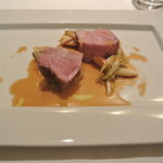リストランテ カノフィーロ - 乳飲み仔羊のアロースト　マコモ茸とタンポポ
