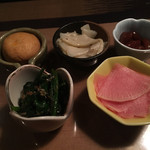 八寸庵 花子 - おつまみ5種