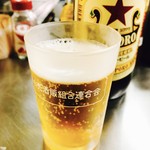 乃ノ家 - 瓶ビールでぷはぁ♡