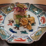 なる屋 - 29年2月　山口天然トラフグ身・皮　煮凝り　梅肉、ポン酢