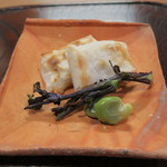 なる屋 - 29年2月　唐墨餅、空豆、赤い菜の花