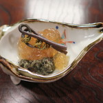 なる屋 - 29年2月　クラゲ、ワラビ　ポン酢ジュレ掛け