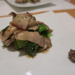 中国彩膳 にじょう - 29年2月　アヒルと豚バラ干し肉腐乳炒め