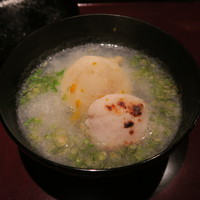 二条城ふる田 - 29年2月　自家製唐墨餅と河豚白子の聖護院蕪みぞれ仕立て