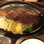 ステーキ カフェ ケネディ - （家人のもの）ブラックアンガス牛プレミアムサーロインステーキ200g2490円＋税