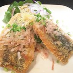 手打ちそば八轟 - いわしフライ