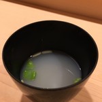 鮨 あらい - しじみ汁