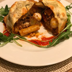 ビリエット - 周年の定番スペシャリテ 太鼓型パスタ テァンパーノ