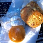 ボネロ - バターロール・アーモンドボール・さつまいものパン