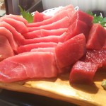 かわなみ鮨 - 鮪刺身盛り