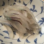 かわなみ鮨 - 細魚刺身