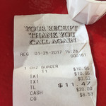 Waikiki Beachside Bistro  - レシート
            