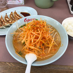 くるまやラーメン - ニンニク抜きのネギ味噌ラーメン！  ネギの量が良い‼️