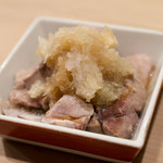 うを徳 - 2017.2 クエの肝と胃袋