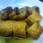 上田温酒場 - ごぼう天とちくわ