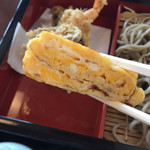 手打ちそば たか橋 - 厚焼き卵 甘ぁ〜い