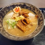 金澤味噌ラーメン 神仙 - 2017年1月　「炎・炙」肉盛味噌ラーメン　1100円