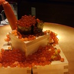 北海道応援隊　きたいち酒場   - 蝦夷前　船上海鮮ぶっかけ飯　上盛2499円特上2999円