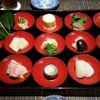 柚子屋旅館・一心居 - 朱盃盛り15点